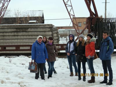 Экскурсия группы 1СЭЗ-13 в МУП Стройиндустрия