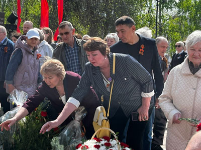 Торжественный митинг, посвященный 81-й годовщине Великой Победы