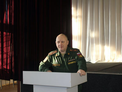 Встреча с военкомом города