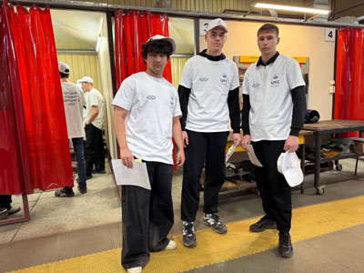 Студенты колледжжа стали участниками конкурса Лучший студент-сварщик РБ - 2025